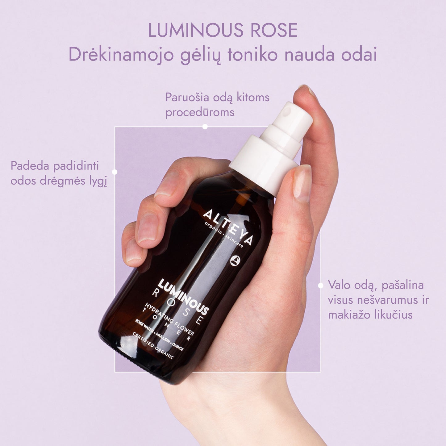 Hydrating Flower Toner Luminous Rose