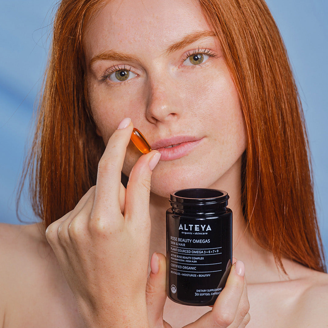 Dietary Supplement Rose Beauty Omegas 3+6+7+9, Alteya Organics