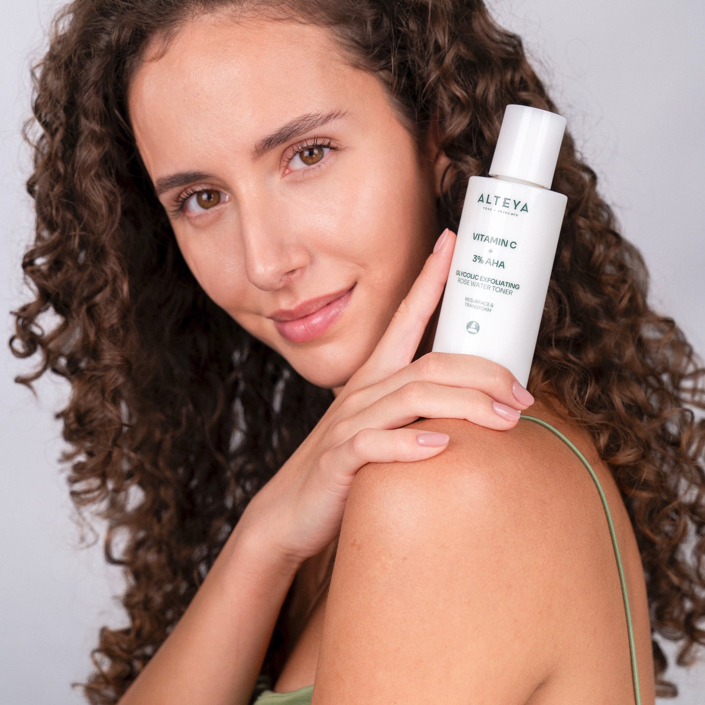 Glycolic Exfoliating Rose Water Toner (Vitamin C + 3% AHA)