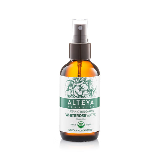 Organic White Rose Water Rosa Alba 60 - 240 ml