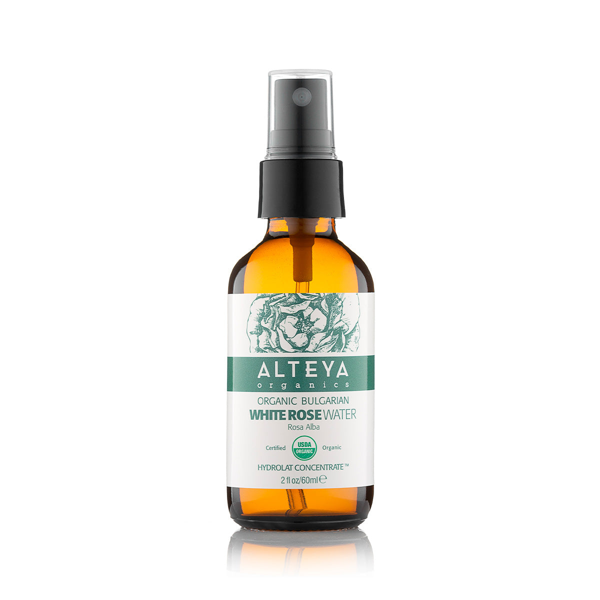 Ekologiškas baltųjų rožių vanduo Rosa Alba, 60 - 240 ml