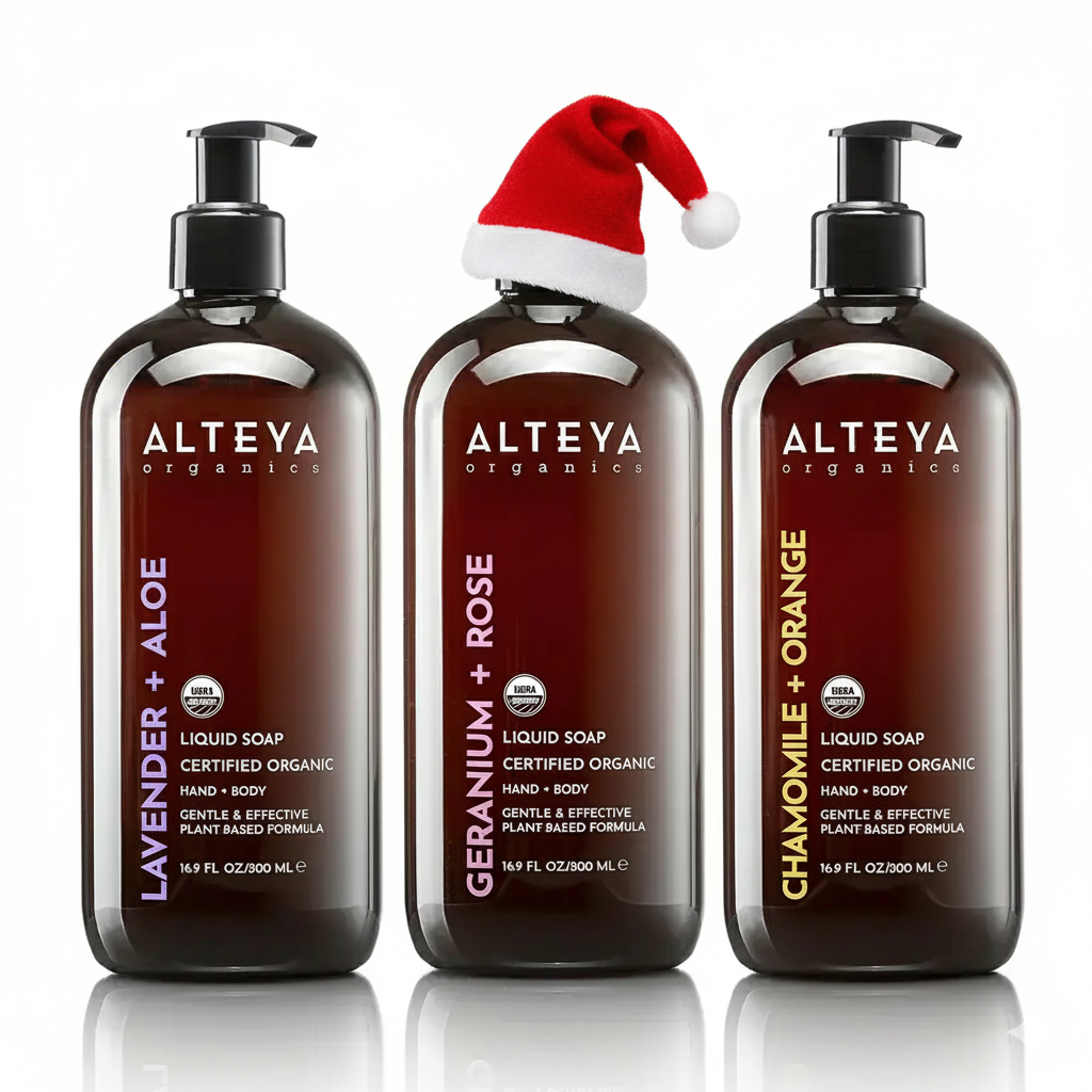 Organic Liquid Soaps Set 3 x 500 ml