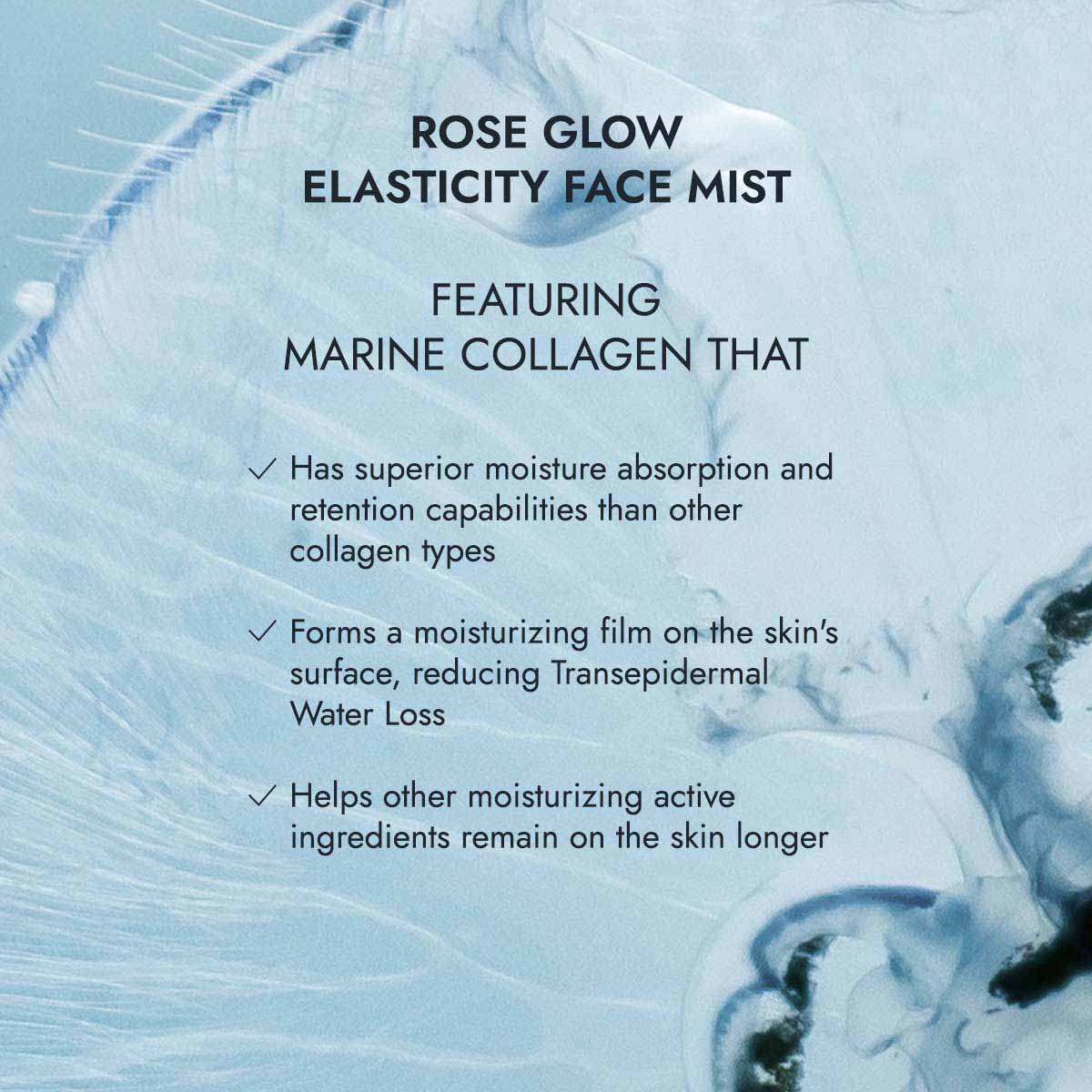 Organic Rose Glow Elasticity Collagen Face Mist