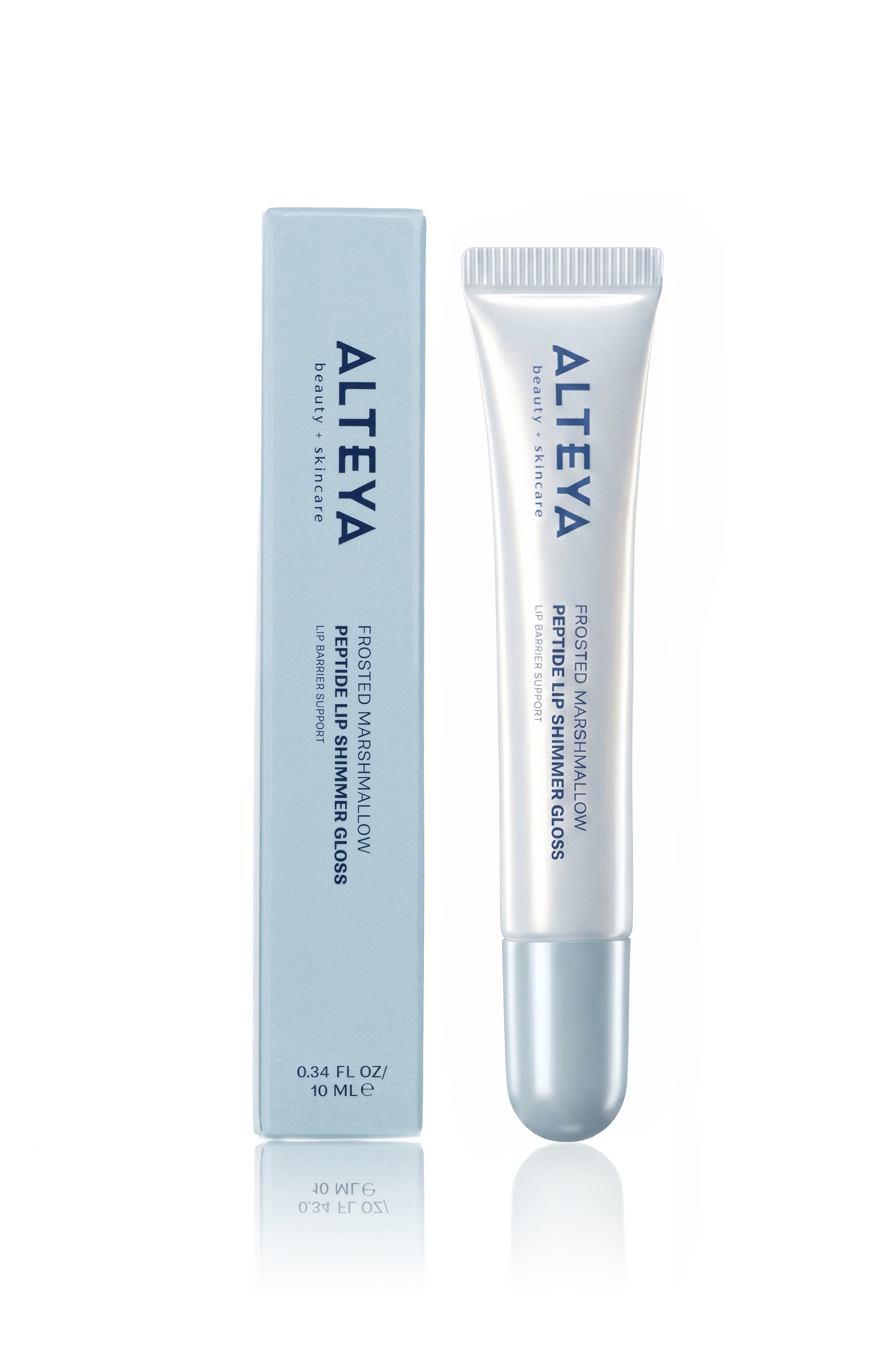 Peptide Lip Shimmer Gloss Frosted Marshmallow