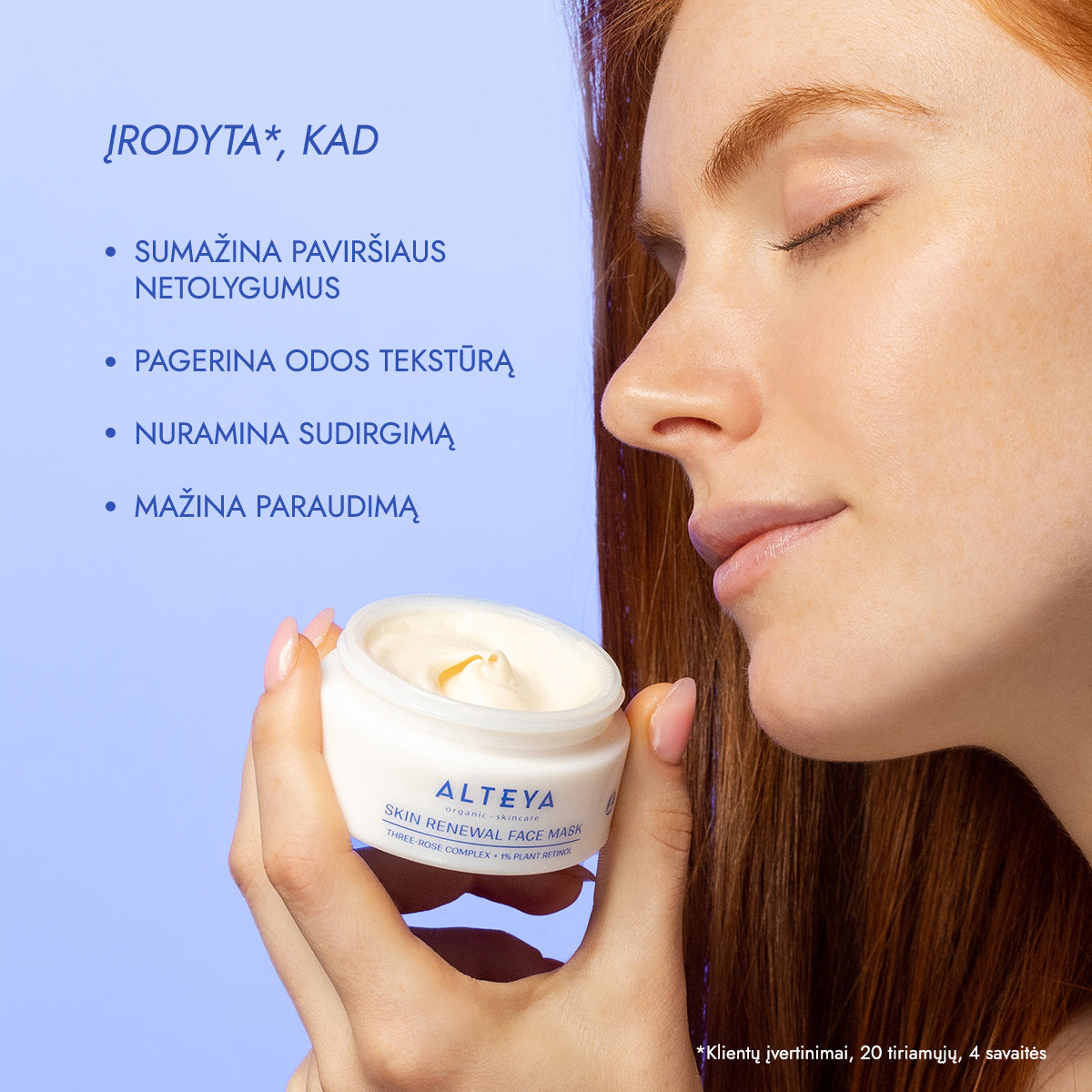 Rose Hydrobiome Skin Renewal Face Mask