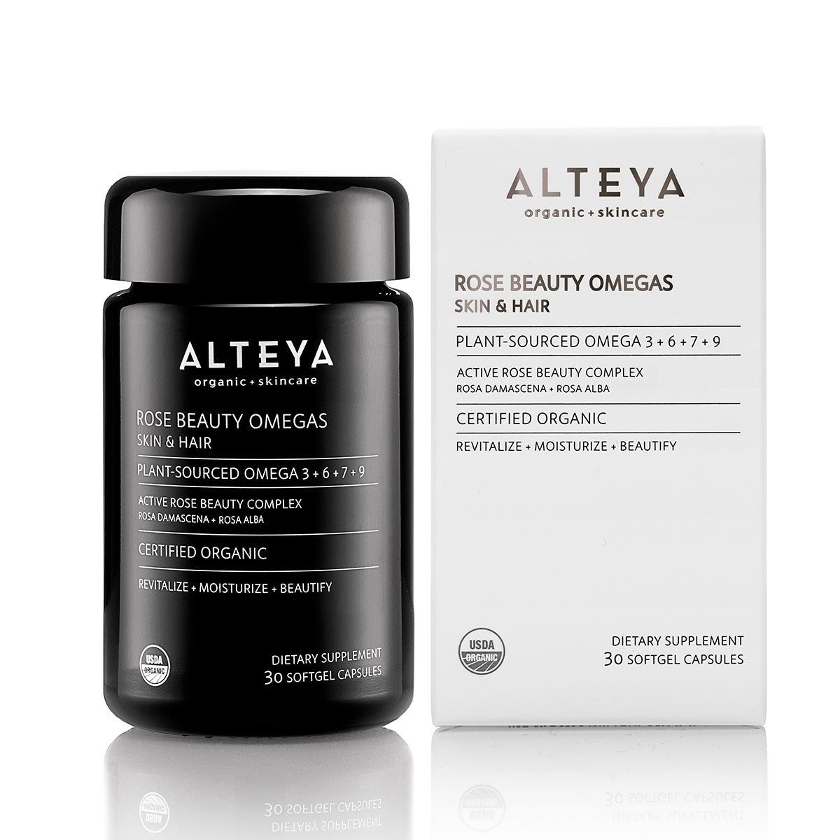 Dietary Supplement Rose Beauty Omegas 3+6+7+9, Alteya Organics