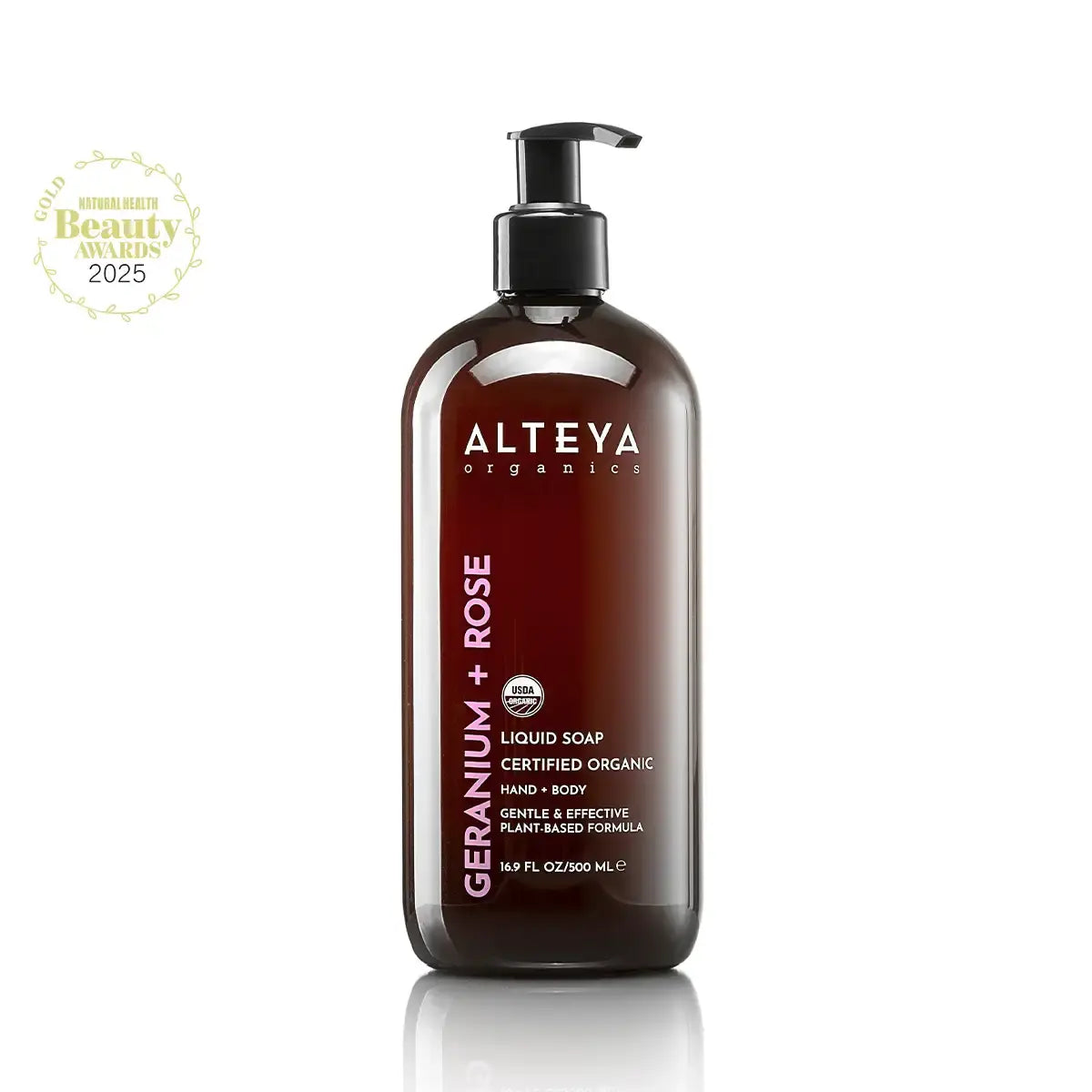 Geranium Liquid Organic Liquid Soap Geranium & Rose – Organic Skincare Shop