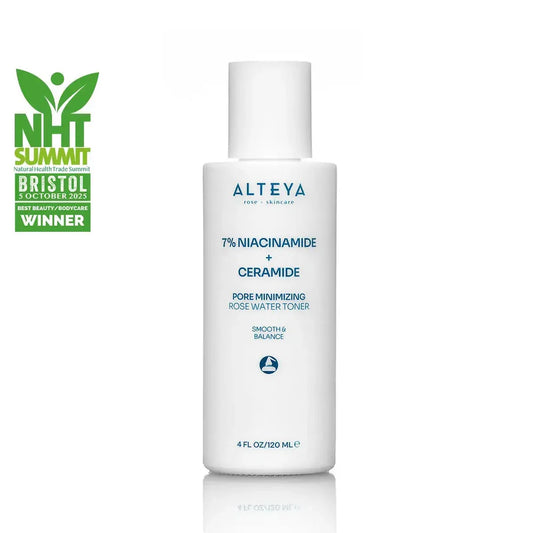 Pore ​​Minimizing Rose Water Toner (7% Niacinamide + Ceramide)